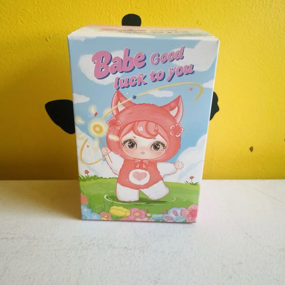 DiccoMon Babe Good Luck Plush Blind Box Kawaii Vinyl Face Keychain Bag Charm